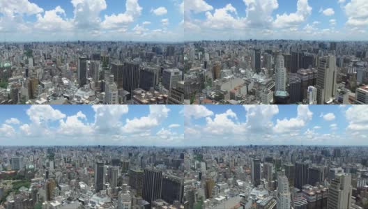 São保罗摩天大楼的鸟瞰图高清在线视频素材下载