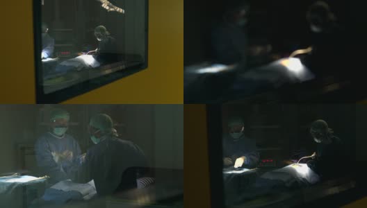 医生在手术室工作高清在线视频素材下载