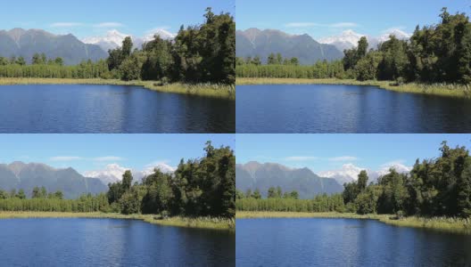 马西森湖全景，新西兰高清在线视频素材下载