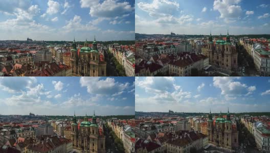 布拉格老城广场，捷克共和国高清在线视频素材下载