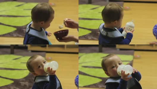 亚洲婴儿配方奶粉高清在线视频素材下载