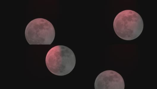 红满月时间绕圈高清在线视频素材下载