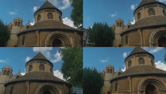 圆教堂，英国剑桥高清在线视频素材下载