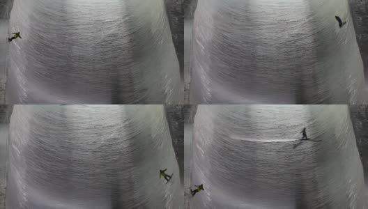 韩国的滑雪胜地高清在线视频素材下载