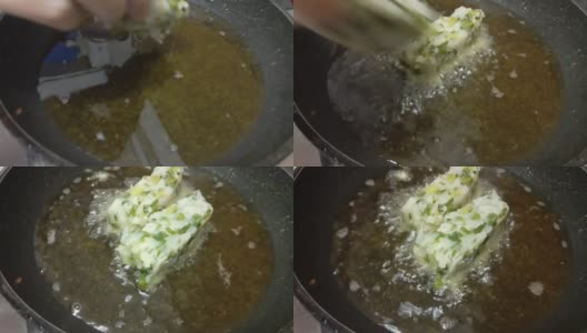 韭菜蒜饺高清在线视频素材下载