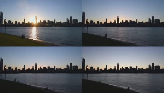芝加哥间隔拍摄高清在线视频素材下载