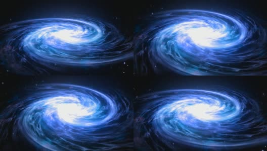 空间背景。星系旋转动画。高清在线视频素材下载