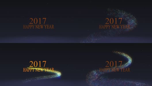 庆祝新年2017高清在线视频素材下载