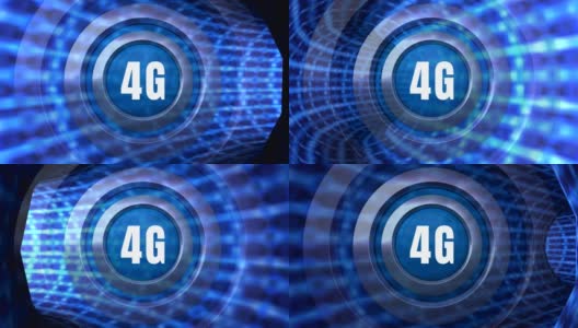 4g技术的数字复合沿管移动高清在线视频素材下载