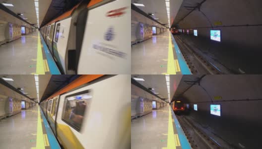 地铁车站股票视频伊斯坦布尔，土耳其-中东，地铁，高清分辨率高清在线视频素材下载