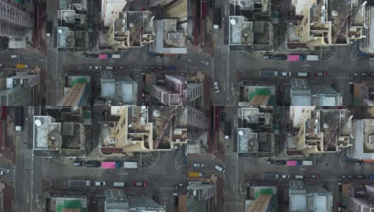 香港无人机视角高清在线视频素材下载