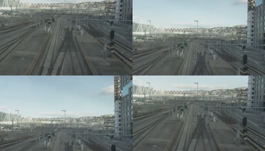 挪威中部的空铁路高清在线视频素材下载