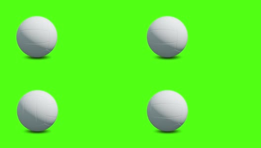 4K排球动画绿色背景高清在线视频素材下载