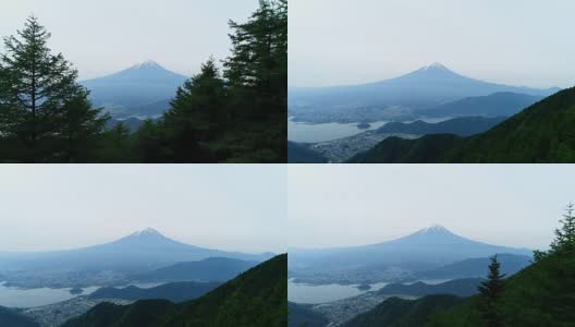 富士山的风景高清在线视频素材下载