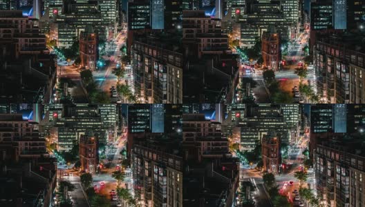 古德汉姆建筑城市交通在多伦多高清在线视频素材下载