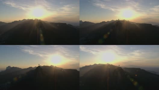 巴西里约热内卢的日落高清在线视频素材下载
