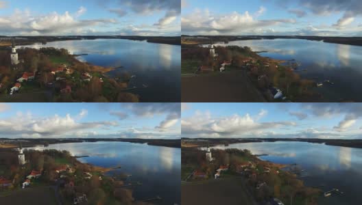 瑞典的乡村风景高清在线视频素材下载