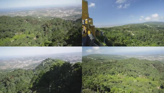 摩尔人空中城堡高清在线视频素材下载