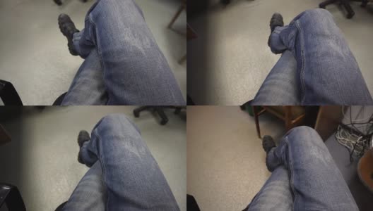 男人的腿在牛仔裤从第一个人高清在线视频素材下载