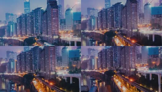 美丽的城市风景，中国重庆高清在线视频素材下载