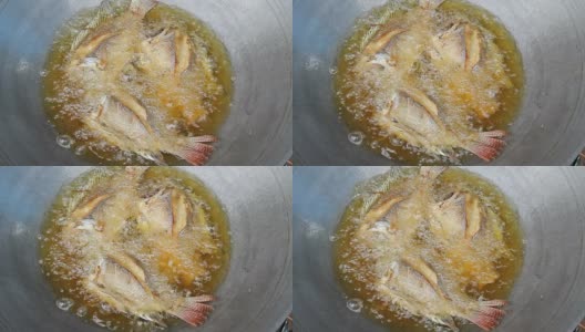 煎的鱼。(泰国菜)2高清在线视频素材下载