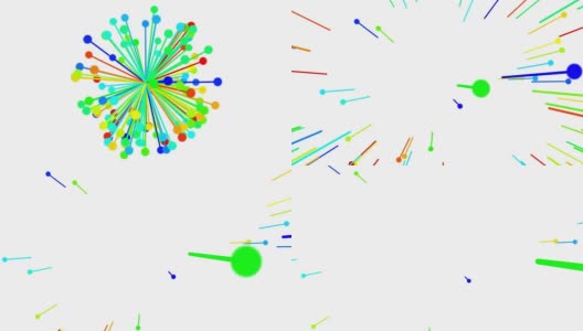 粒子爆炸全彩高清在线视频素材下载