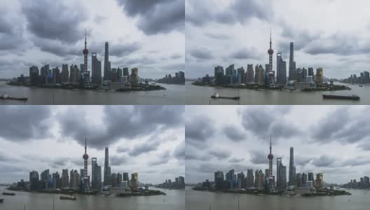 上海的天际线高清在线视频素材下载
