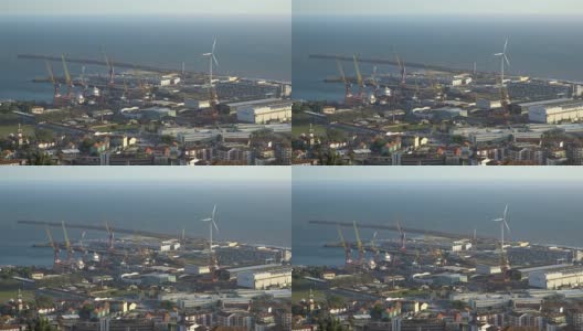 葡萄牙的大型海港工业高清在线视频素材下载