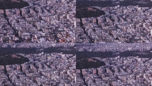 雅典，希腊，从上往下的全景高清在线视频素材下载