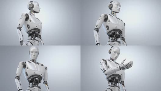 人类的机器人高清在线视频素材下载
