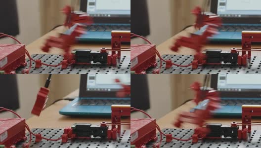 机器人仿真模型计算机控制高清在线视频素材下载