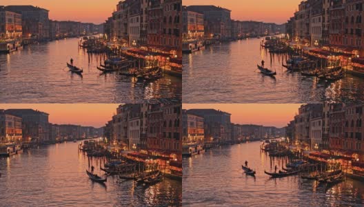 大运河，威尼斯，意大利高清在线视频素材下载