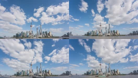 T/L WS ZO Shanghai Skyline Shanghai，中国高清在线视频素材下载