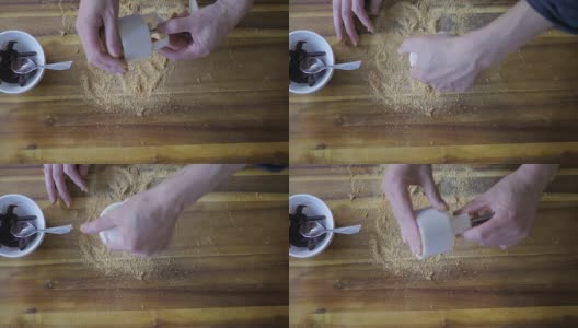 手工制作月饼高清在线视频素材下载