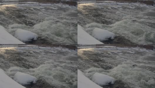 河流量高清在线视频素材下载
