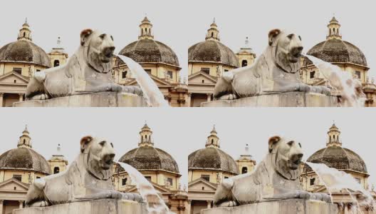 意大利罗马的纳沃纳广场高清在线视频素材下载