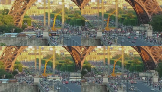 巴黎埃菲尔铁塔高清在线视频素材下载