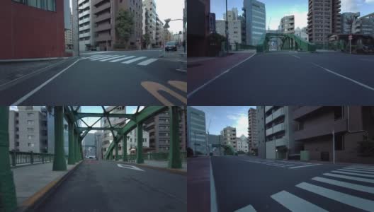 东京浅桥早骑行2021年春天高清在线视频素材下载