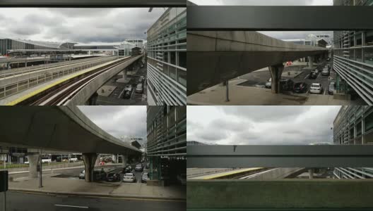 肯尼迪国际机场的室外电梯高清在线视频素材下载