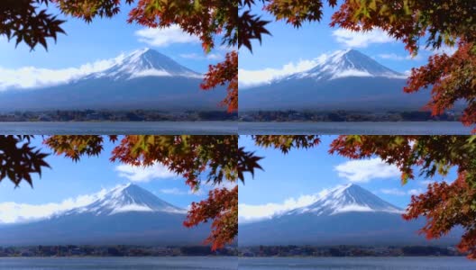 富士山秋色，日本高清在线视频素材下载