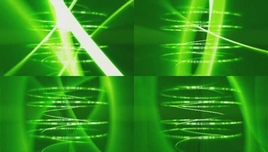 矩阵绿粒子数字高清在线视频素材下载