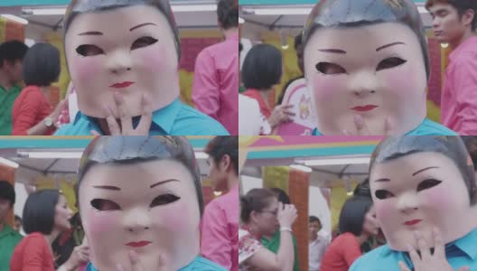 舞者庆祝中国新年高清在线视频素材下载