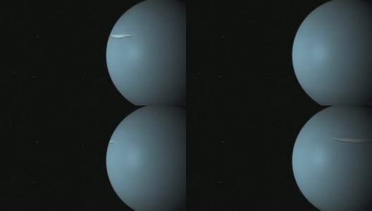 旋转的天王星-右图高清在线视频素材下载