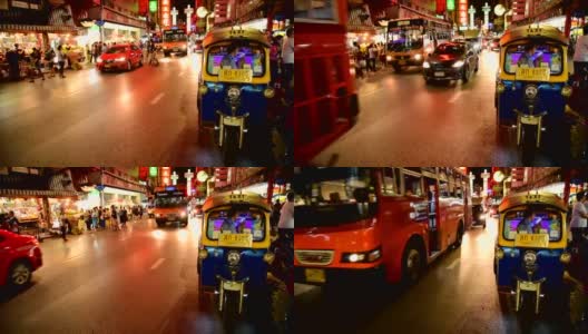 泰国曼谷中华城和游客都喜欢旅游高清在线视频素材下载