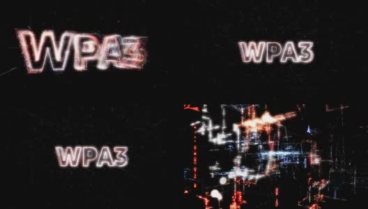 WPA3单词动画高清在线视频素材下载