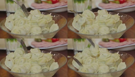 一碗自制水饺高清在线视频素材下载