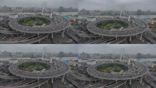 时光流逝——上海城市交通(CU HA Panning)高清在线视频素材下载