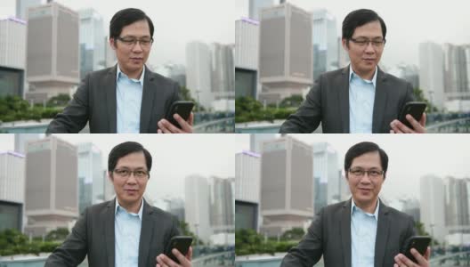 香港华人商人肖像高清在线视频素材下载