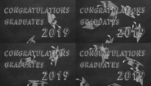 祝贺你毕业。2019.高清在线视频素材下载