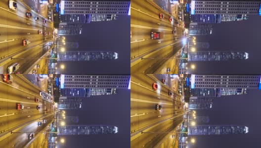 垂直:香港城市街道实时高清在线视频素材下载